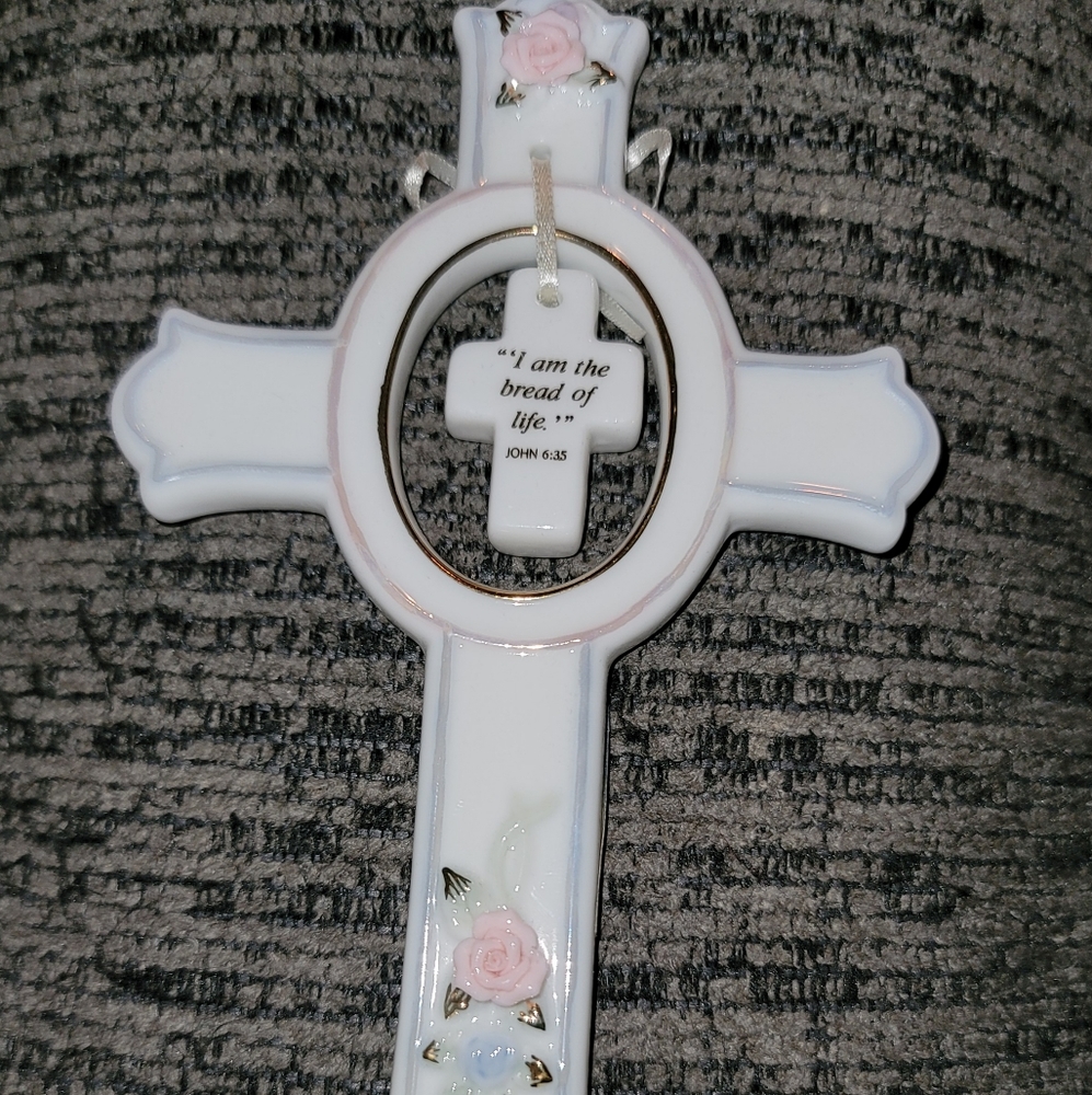 I am The Bread Of Life Hanging Cross